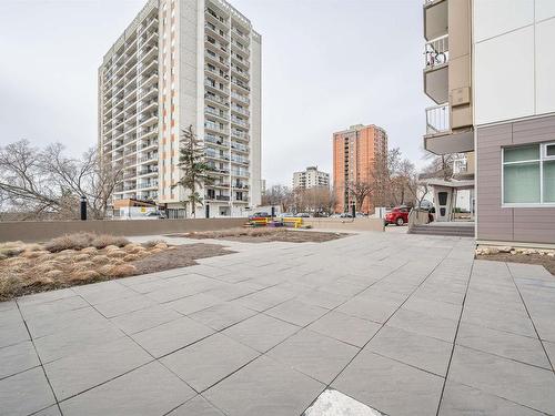 1204 9835 113 Street, Edmonton, AB - Outdoor With Balcony With Facade