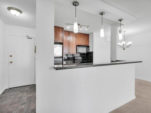 1204 9835 113 Street, Edmonton, AB - Indoor Photo Showing Kitchen