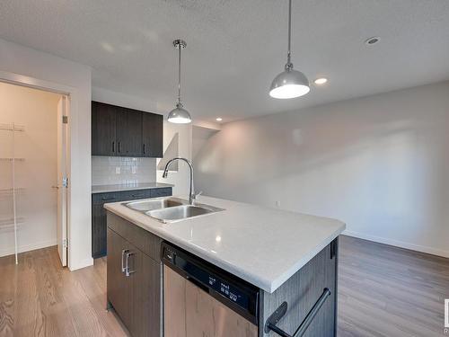 24 2215 24 Street, Edmonton, AB - Indoor Photo Showing Kitchen With Double Sink