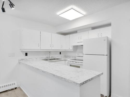 423 11618 100 Avenue, Edmonton, AB - Indoor Photo Showing Kitchen With Double Sink