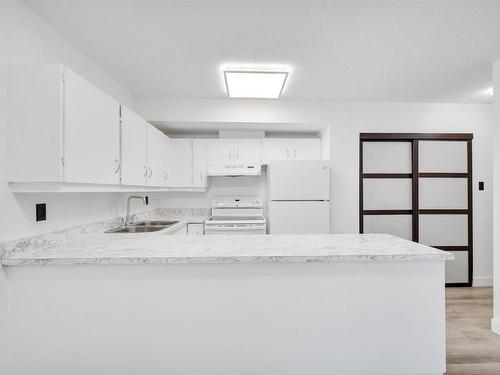 423 11618 100 Avenue, Edmonton, AB - Indoor Photo Showing Kitchen With Double Sink