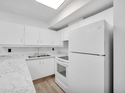 423 11618 100 Avenue, Edmonton, AB - Indoor Photo Showing Kitchen With Double Sink