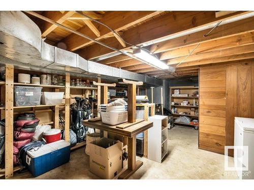 16 Westridge Crescent, Edmonton, AB - Indoor Photo Showing Basement