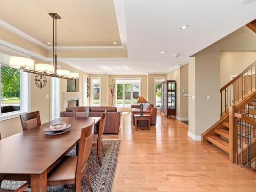 8728 101 Avenue, Edmonton, AB - Indoor Photo Showing Dining Room