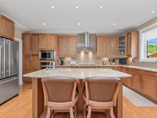 8728 101 Avenue, Edmonton, AB - Indoor Photo Showing Kitchen With Upgraded Kitchen