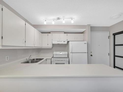 417 11618 100 Avenue, Edmonton, AB - Indoor Photo Showing Kitchen With Double Sink