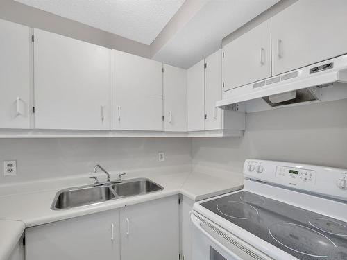 417 11618 100 Avenue, Edmonton, AB - Indoor Photo Showing Kitchen With Double Sink