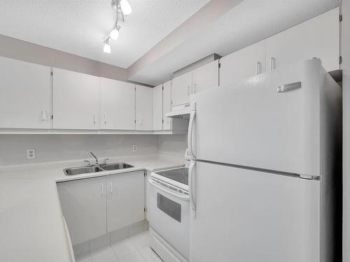 417 11618 100 Avenue, Edmonton, AB - Indoor Photo Showing Kitchen With Double Sink