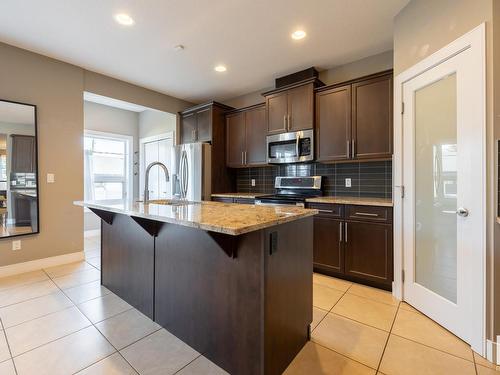 12221 102 Street, Edmonton, AB - Indoor Photo Showing Kitchen With Upgraded Kitchen