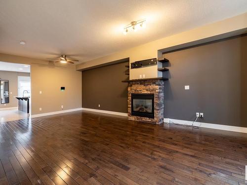 12221 102 Street, Edmonton, AB - Indoor Photo Showing Other Room With Fireplace