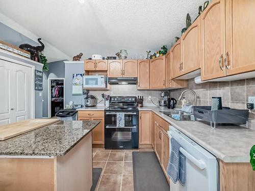 3407 47 Street, Beaumont, AB - Indoor Photo Showing Kitchen