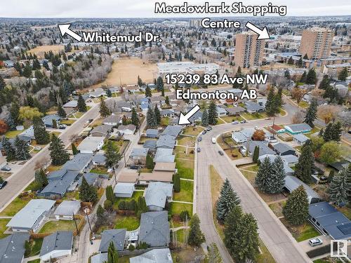 15239 83 Avenue, Edmonton, AB -  With View