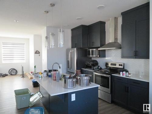 4231 Chichak Close, Edmonton, AB - Indoor Photo Showing Kitchen With Double Sink With Upgraded Kitchen