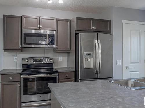 5108 Corvette Street, Edmonton, AB - Indoor Photo Showing Kitchen With Stainless Steel Kitchen