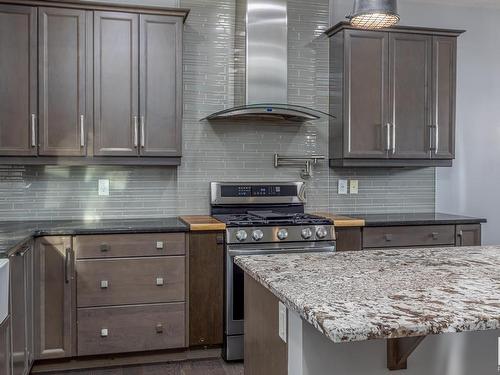 5108 Corvette Street, Edmonton, AB - Indoor Photo Showing Kitchen With Upgraded Kitchen