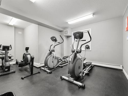 214 14808 125 Street, Edmonton, AB - Indoor Photo Showing Gym Room