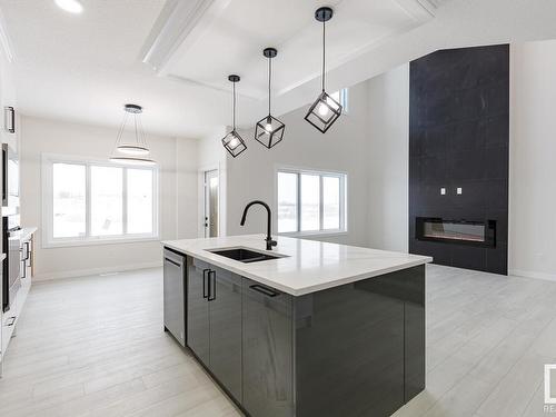 2015 Flycatcher, Edmonton, AB - Indoor Photo Showing Kitchen With Double Sink With Upgraded Kitchen