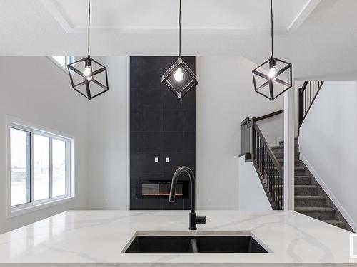 2015 Flycatcher, Edmonton, AB - Indoor Photo Showing Kitchen With Double Sink