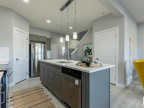 8632 97 Avenue, Morinville, AB - Indoor Photo Showing Kitchen