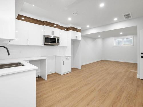 11932 64 Street Nw, Edmonton, AB - Indoor Photo Showing Kitchen With Double Sink