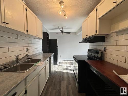 303 6307 118 Avenue, Edmonton, AB - Indoor Photo Showing Kitchen With Double Sink