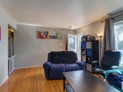 10560 52 Avenue, Edmonton, AB - Indoor Photo Showing Living Room