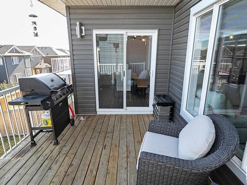 3644 Hummingbird Way, Edmonton, AB - Outdoor With Deck Patio Veranda With Exterior