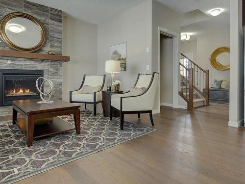 1419 29 Street, Edmonton, AB - Indoor With Fireplace