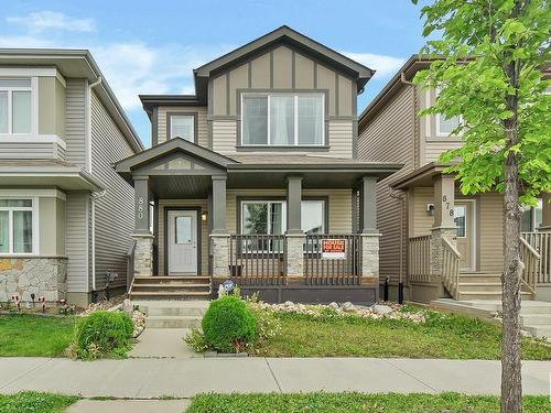 880 Cy Becker Drive, Edmonton, AB - Outdoor With Deck Patio Veranda With Facade