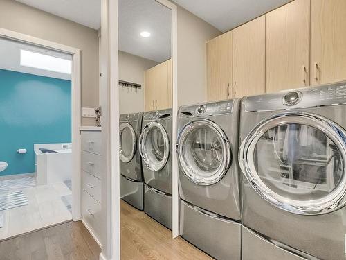 46 500 Lessard Drive Nw, Edmonton, AB - Indoor Photo Showing Laundry Room