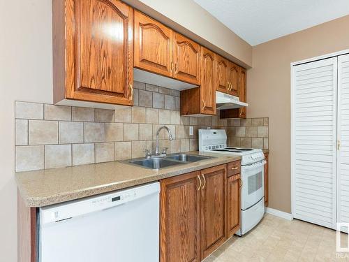 9 14115 82 Street, Edmonton, AB - Indoor Photo Showing Kitchen With Double Sink