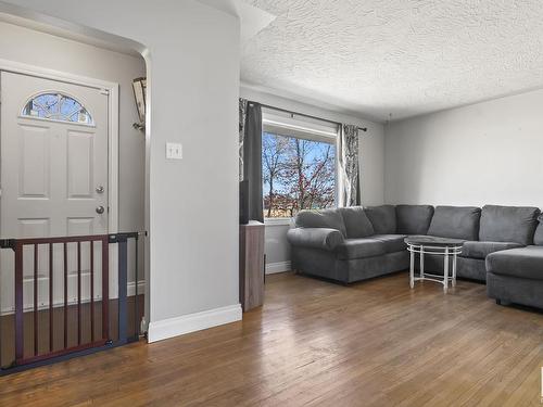 12232 140 Street Nw, Edmonton, AB - Indoor Photo Showing Living Room