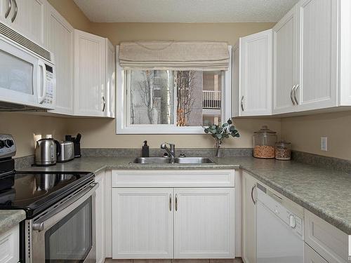 301 10528 77 Avenue, Edmonton, AB - Indoor Photo Showing Kitchen With Double Sink