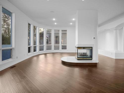 12 Everest Crescent, St. Albert, AB - Indoor Photo Showing Living Room With Fireplace