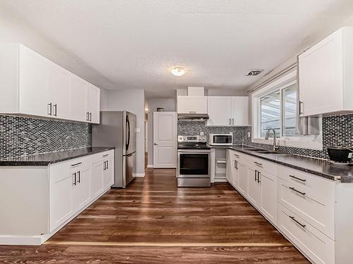 10415 Lauder Avenue, Edmonton, AB - Indoor Photo Showing Kitchen With Upgraded Kitchen