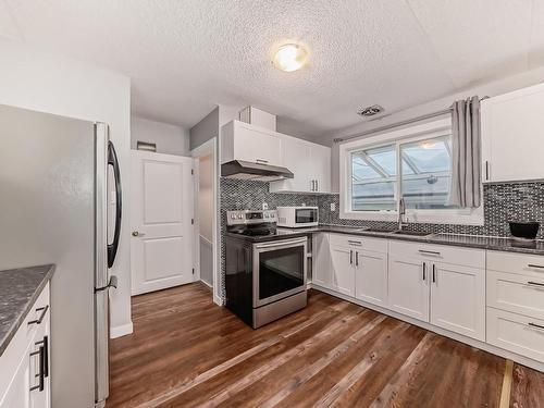 10415 Lauder Avenue, Edmonton, AB - Indoor Photo Showing Kitchen With Upgraded Kitchen