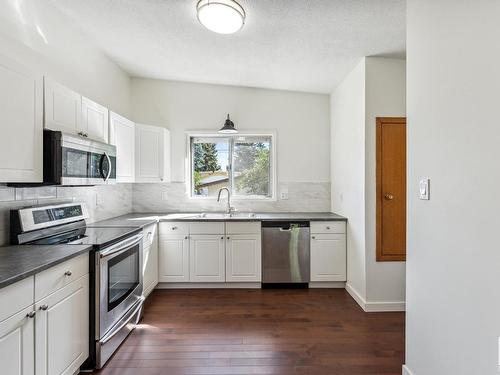 4415 117 Street, Edmonton, AB - Indoor Photo Showing Kitchen With Upgraded Kitchen