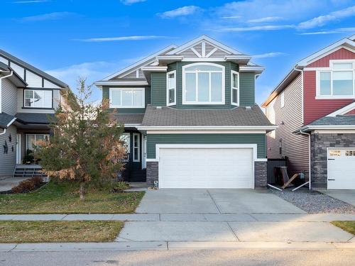 124 Keyport Circle, Leduc, AB - Outdoor With Facade