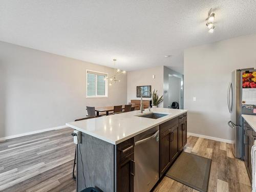 18156 75 Street, Edmonton, AB - Indoor Photo Showing Kitchen With Stainless Steel Kitchen