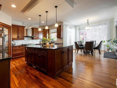 5052 Mcluhan Road, Edmonton, AB - Indoor Photo Showing Kitchen With Upgraded Kitchen