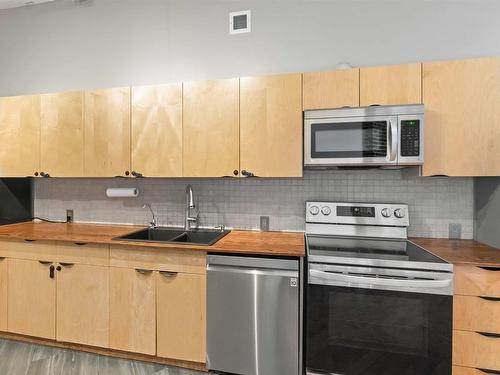 905 10179 105 Street, Edmonton, AB - Indoor Photo Showing Kitchen With Double Sink