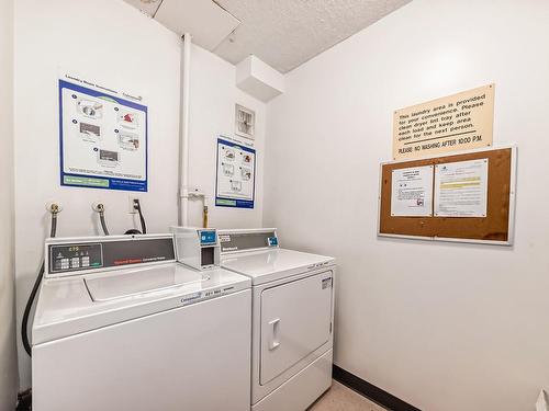 607 10045 117 Street Nw, Edmonton, AB - Indoor Photo Showing Laundry Room