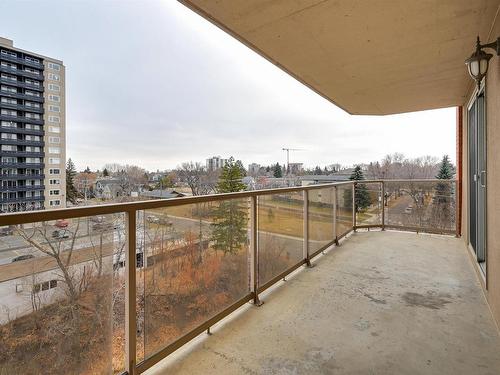 505 10649 Saskatchewan Drive, Edmonton, AB - Outdoor With Balcony With View With Exterior