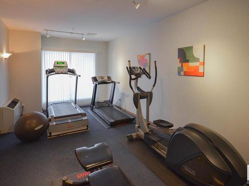 505 10649 Saskatchewan Drive, Edmonton, AB - Indoor Photo Showing Gym Room