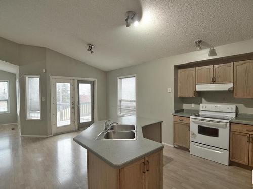 12707 136 Street, Edmonton, AB - Indoor Photo Showing Kitchen With Double Sink