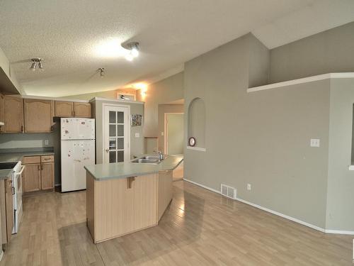 12707 136 Street, Edmonton, AB - Indoor Photo Showing Kitchen With Double Sink