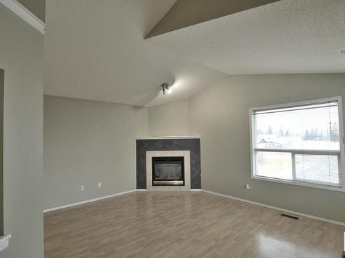 12707 136 Street, Edmonton, AB - Indoor Photo Showing Living Room With Fireplace