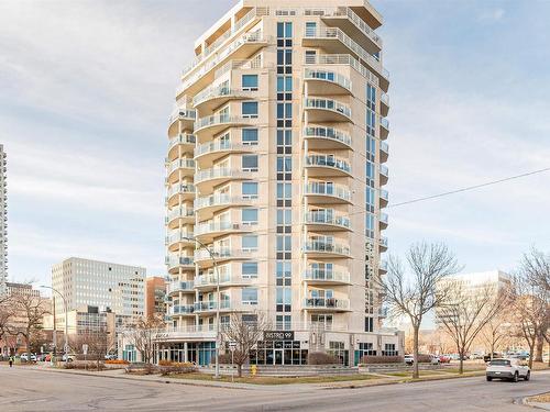 402 10504 99 Avenue, Edmonton, AB - Outdoor With Balcony With Facade