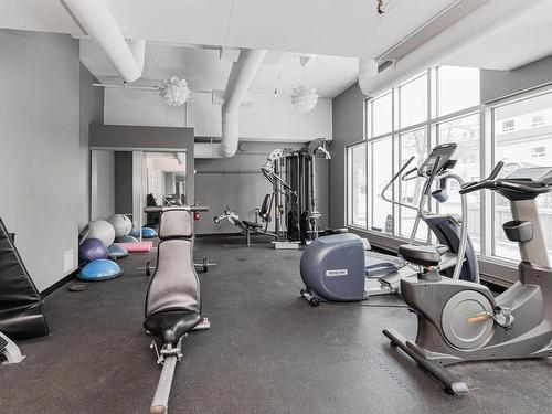 402 10504 99 Avenue, Edmonton, AB - Indoor Photo Showing Gym Room