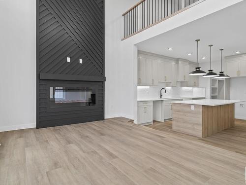 203 Starling Way Way, Fort Saskatchewan, AB - Indoor Photo Showing Kitchen